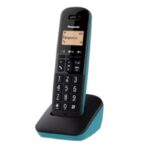 Ασύρματο Ψηφιακό Τηλέφωνο Panasonic KX-TGB610JTC Μαύρο - Τυρκουάζ με Πλήκτρο Αποκλεισμού Κλήσεων