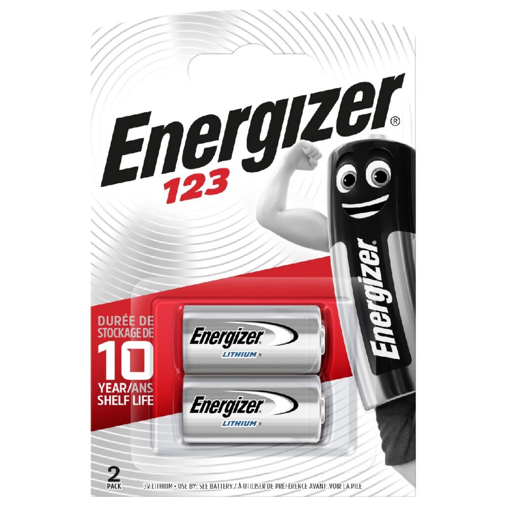 29133 Μπαταρία Lithium Energizer CR123 3V Τεμ. 2 - Image 1
