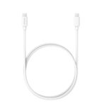 Καλώδιο Σύνδεσης και Φόρτισης Ancus Flow E44 USB-C σε USB-C 2.0A 480Mbps Data Transfer Λευκό 1m