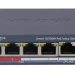 Smart PoE Switch 4 Θυρών Fast Ethernet Hikvision DS-3E1105P-EI/M V2