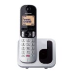 Ασύρματο Ψηφιακό Τηλέφωνο Panasonic KX-TGC250GRS με Αναγνώριση Κλήσης, Πλήκτρο Αποκλεισμού Κλήσεων και Ανοιχτή Ακρόαση Ασημί