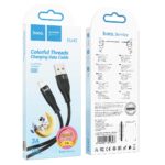 Καλώδιο Hoco. DU45 Sturdy USB-A σε Lightning 3A Μαύρο 1m