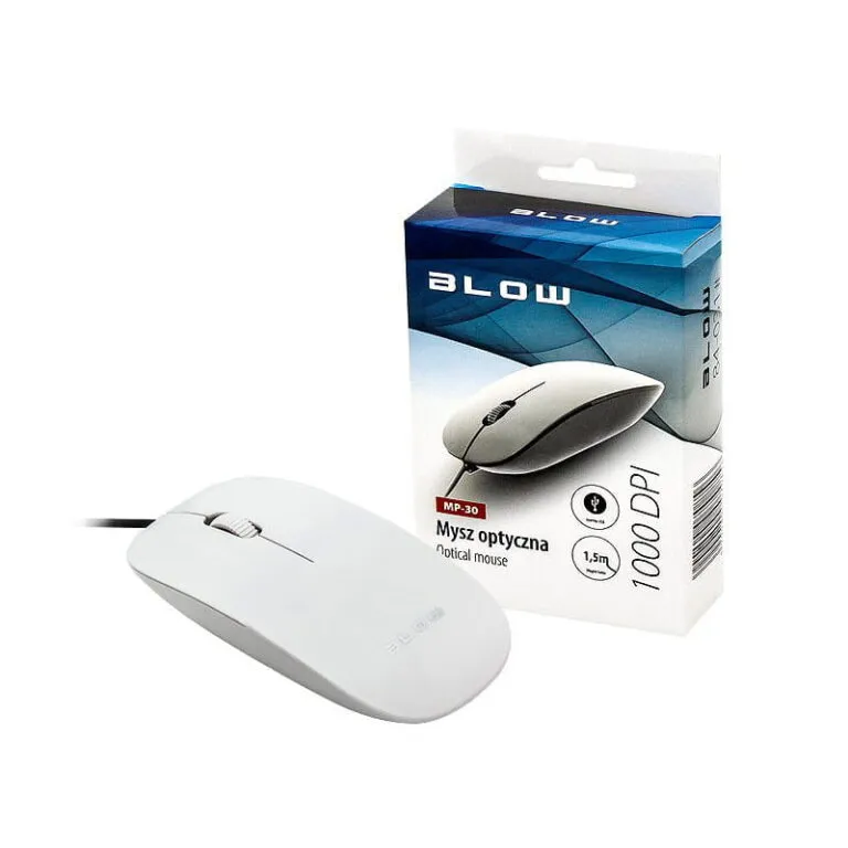 Ποντίκι Ενσύρματο Blow MP-30 Λευκό