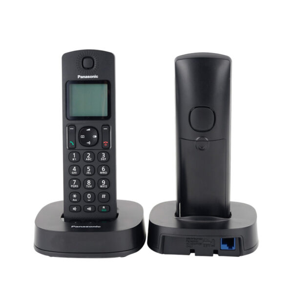 Ασύρματο Ψηφιακό Τηλέφωνο Panasonic KX-TGC312B Duo Μαύρο με Ανοικτή Συνομιλία και Αναγνώριση Κλήσης