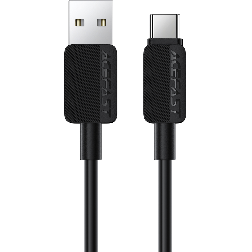 52960 Καλώδιο Acefast C26-04 USB-A σε USB-C 18W 3A Μαύρο 1.2m - Image 1