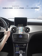 FM Transmitter & φορτιστής C704Q, 2x USB/1x USB-C, 36W, Bluetooth, μαύρο LDNIO