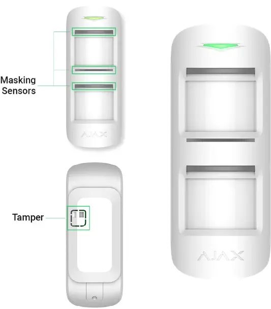 Ajax Ανιχνευτής Κίνησης Εξωτερικού Χώρου MOTION PROTECT OUTDOOR