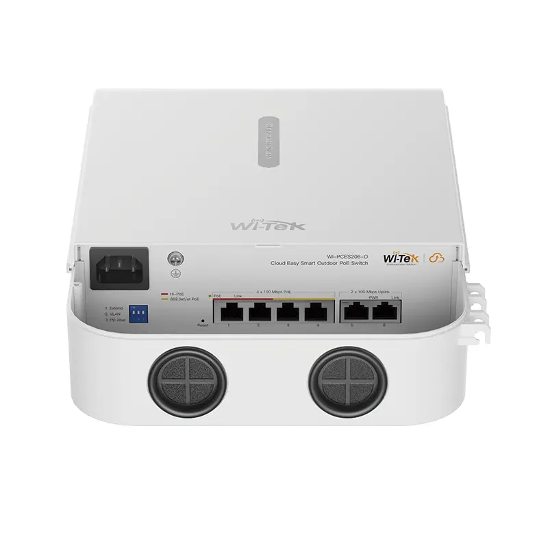 Wi-Tek Switch PoE Εξωτερικό 4 Θυρών WI-PCES306G-O