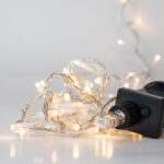 Χριστουγεννιάτικα 100 LED Διαφανο/Λευκο 8προγραμ 5Μέτρα Εσωτ & Εξωτ Χωρου