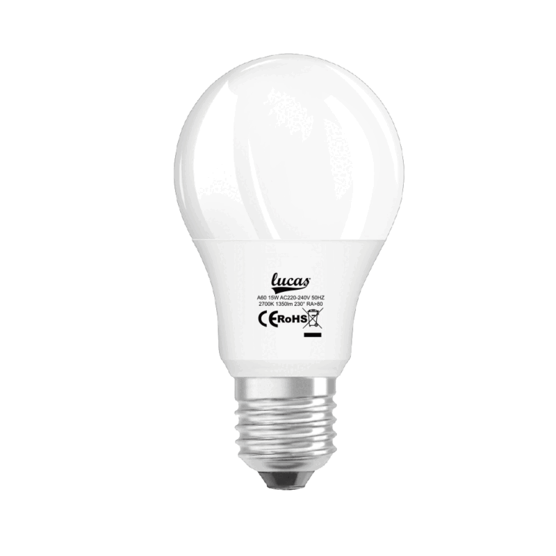ΛΑΜΠΑ ΑΧΛΑΔΙ LED E27 11W A60 230V ΨΥΧΡΟ 6400K lucas