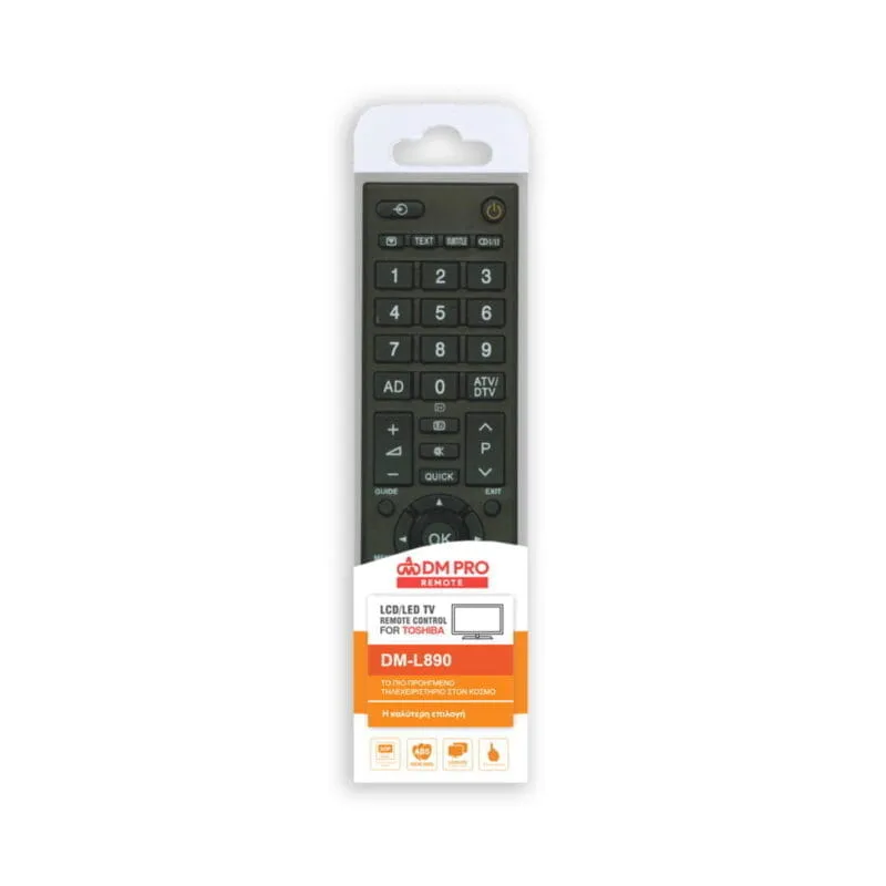 Τηλεχειριστήριο DM-L890 T/X For Toshiba