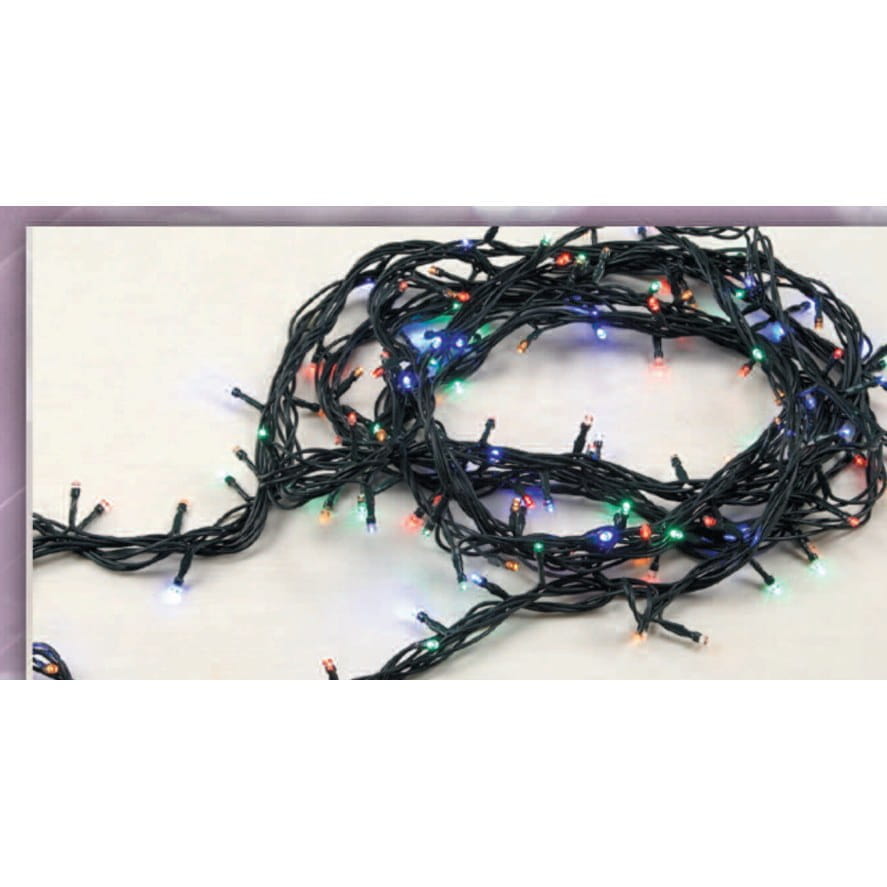 EIDI-00005135-XLALED100-GM_31V-1.jpg Χριστουγεννιάτικα 100 LED 8 Προγρ. Πολύχρωμο RGB Πράσ. Καλ.