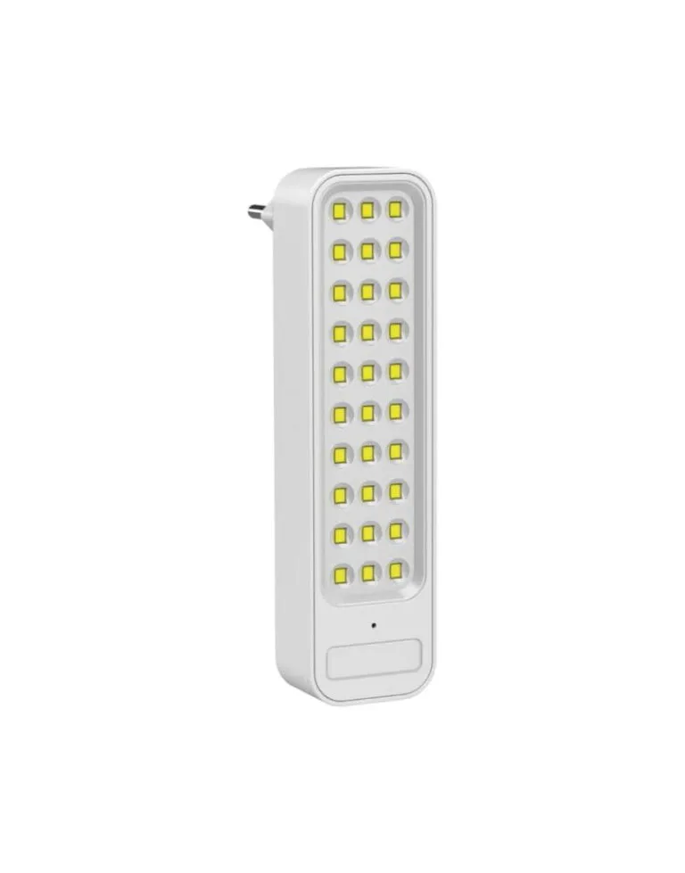 Φωτιστικό LED SMD 1W 6500K 230V Επαναφορτιζόμενο Με Μπαταρία