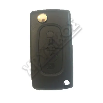 Κέλυφος Κλειδιού Citroen, Peugeot 2 Κουμπιά HU83 Μπαταρία Πλακέτα