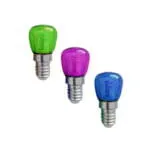 LED ΛΑΜΠΑ E14 1W PURPLE-BLUE-GREEN 230VAC 60Lm 3PCS-PACK