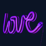 ΦΩΤΙΣΤΙΚΟ LOVE 118 NEON LED ΛΑΜΠΑΚΙΑ ΜΕ ΜΠΑΤΑΡΙΑ (3xAA)/USB, ΡΟΖ, IP20