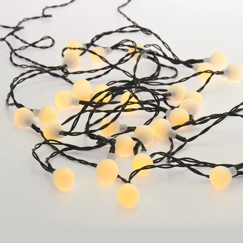Ηλιακά Χριστουγεννιάτικα Λαμπάκια 30 LED Θερμό Λευκό με Flash 6m IP44, Εσωτερικού & Εξωτερικού Χώρου