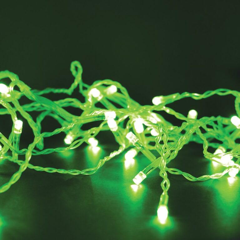 Χριστουγεννιάτικα 180LED ΛΑΜΠ ΣΕ ΣΕΙΡΑ 5cm ΠΡΑΣΙΝΑ ΑΝΤΑΠΤ 31VDC &