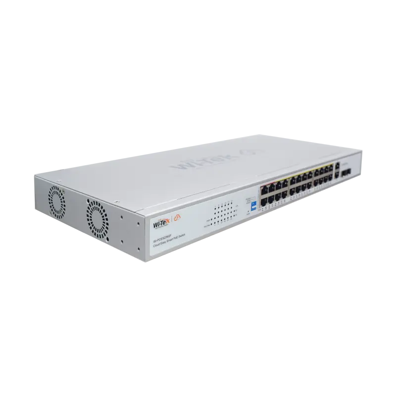 Wi-Tek Switch PoE 24 Θυρών WI-PCES226GF