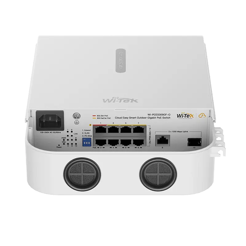 Wi-Tek Switch PoE Εξωτερικό 8 Θυρών WI-PCES309GF-O