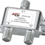 Διακλαδωτής Splitter TV 1/2 Με Φις F ATC
