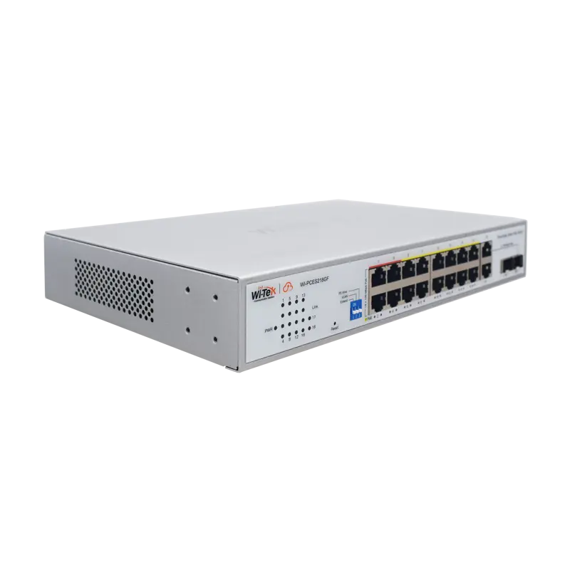 Wi-Tek Switch PoE 16 Θυρών WI-PCES218GF