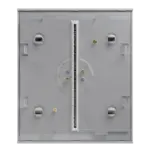 Ajax Πρόσοψη Διακόπτη Λευκό CENTER BUTTON (2-GANG)