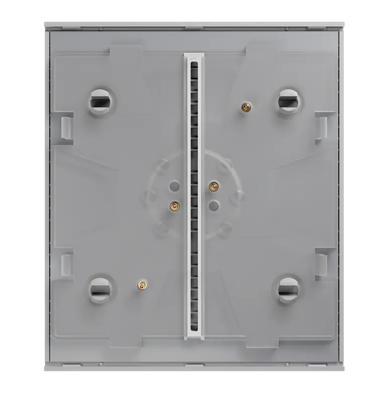 Ajax Πρόσοψη Διακόπτη Λευκό CENTER BUTTON (2-GANG)
