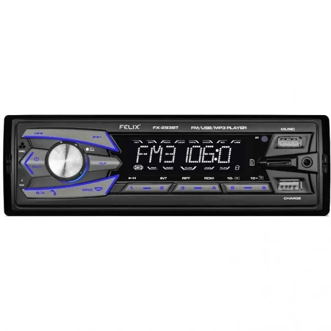 Ηχορυθμικό Αυτοκινήτου Ράδιο USB με Bluetooth Felix FX-293BT