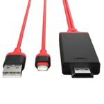 Adapter Lightning To HDMI M/F Red