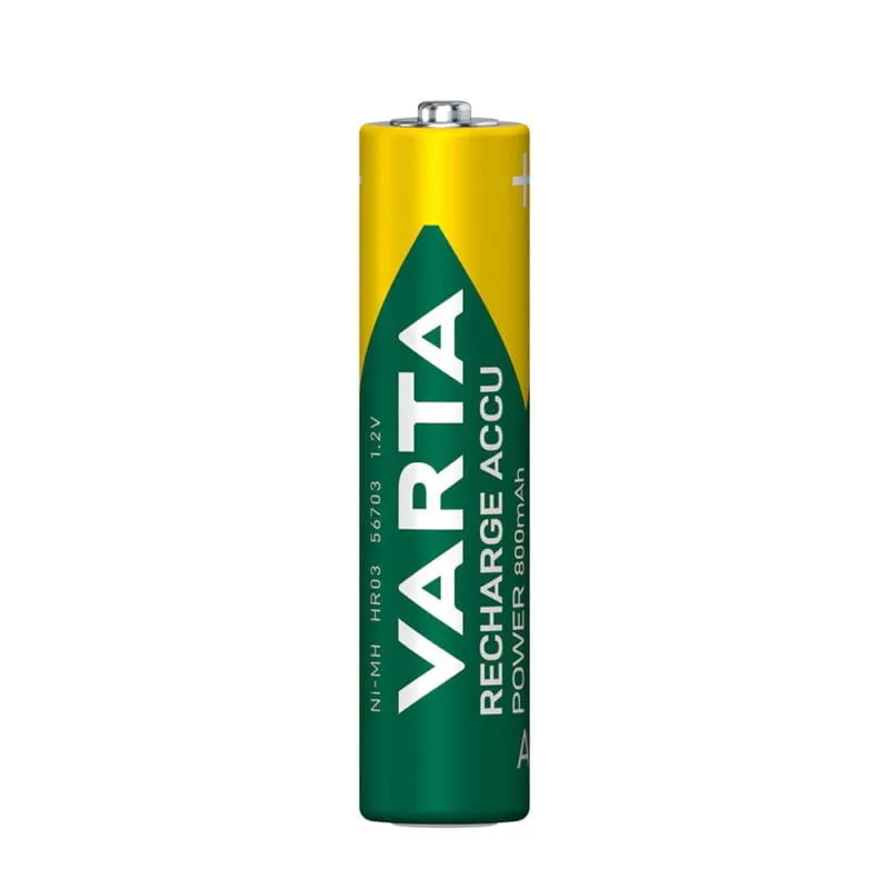 VARTA Επαναφορτιζόμενη Μπαταρία Power R2U 800mAh AAA B4