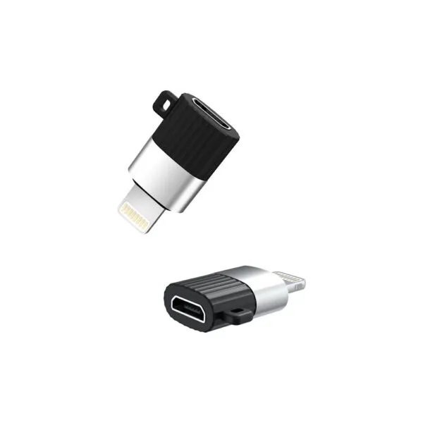 Adapter Micro To Lightning Black-Silver ΧΟ NB149B
