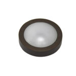 LED ΦΩΤΙΣΤIKO ΑΛΟΥΜΙΝΙΟΥ ΕΠΙΤΟΙΧΟ ΣΤΡΟΓΓΥΛΟ 0.3W ΜΠΛΕ ΣΚΟΥΡΙΑ