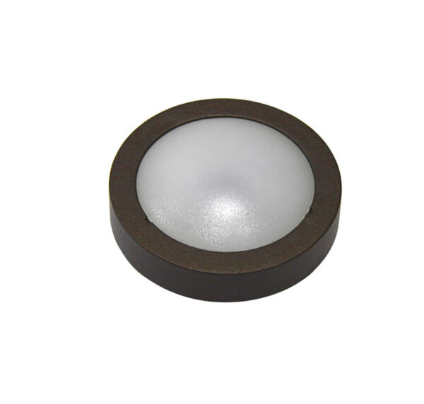 LED ΦΩΤΙΣΤIKO ΑΛΟΥΜΙΝΙΟΥ ΕΠΙΤΟΙΧΟ ΣΤΡΟΓΓΥΛΟ 0.3W ΜΠΛΕ ΣΚΟΥΡΙΑ