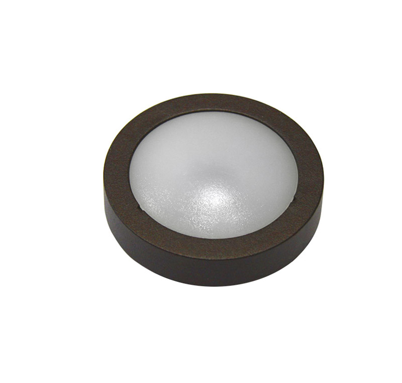 0 LED ΦΩΤΙΣΤIKO ΑΛΟΥΜΙΝΙΟΥ ΕΠΙΤΟΙΧΟ ΣΤΡΟΓΓΥΛΟ 0.3W ΜΠΛΕ ΣΚΟΥΡΙΑ - Image 1