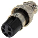 CONNECTOR ΜΙΚΡΟΦΩΝΟΥ ΚΑΛΩΔΙΟΥ 5P ΘΗΛΥΚΟ LZ307 GX16-05 WAN