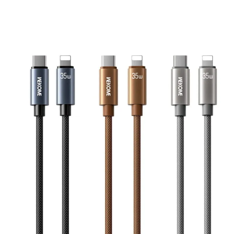 Καλώδιο Φόρτισης Lightning σε USB-C 1,2μ Γκρι WK WDC-65