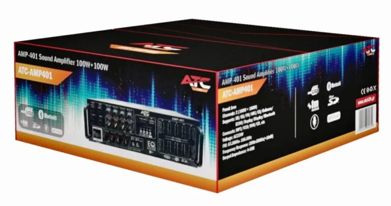 AMP-401 Ενισχυτής Ήχου 100W+100W