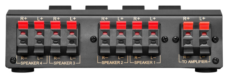 Goobay Switch 4 Σετ Ηχείων Έως 200W Μαύρο 11934