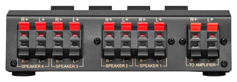 Goobay Switch 4 Σετ Ηχείων Έως 200W Μαύρο 11934