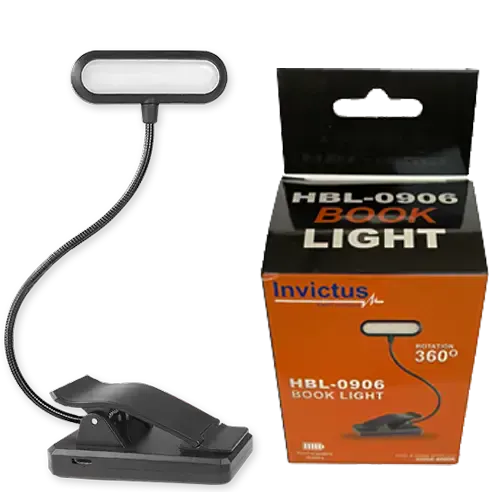 Φάκος Μανταλάκι Led Επαναφορτιζόμενος Hbl-0906 Book Light