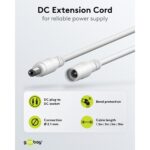 Goobay DC Καλώδιο επέκτασης 5 m Λευκό (76676)