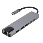 Αντάπτορας 6 σε1 USB-C LAN+HDTV+USB 3.0