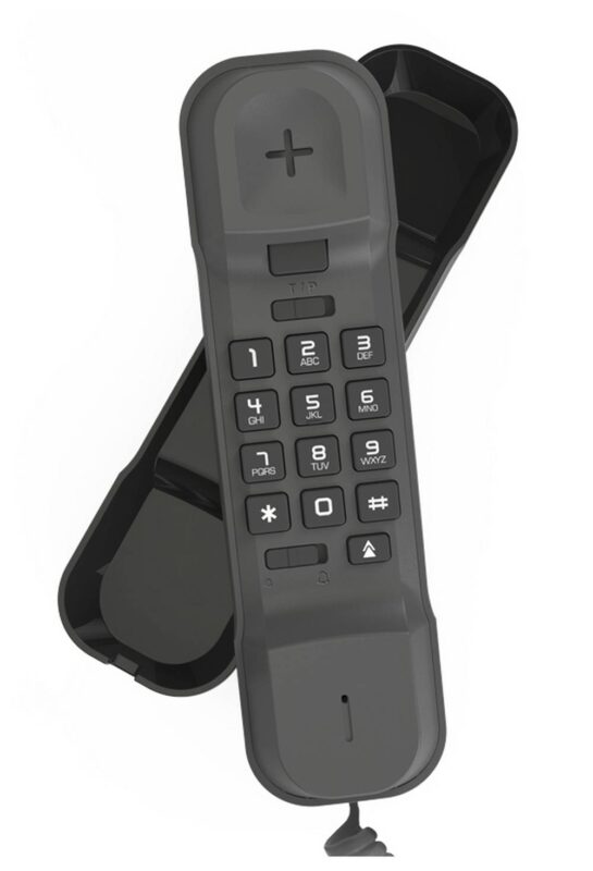 Σταθερό Ψηφιακό Τηλέφωνο Alcatel T06 με Επανάκληση και Ρύθμιση Έντασης Μαύρο