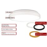 ΦΩΤΙΣΤΙΚΟ ΠΛΑΦΟΝΙΕΡΑ Φ35 LED 15-20-25W 5CCT 230V IP44 ΑΙΣΘΗΤΗΡΑ ΚΙΝΗΣΗΣ/ΜΕΡΑ-ΝΥΧΤΑ ΑΣΦΑΛΕΙΑΣ