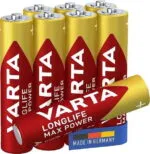 Μπαταρία Varta Longlife Max Power Αλκαλική Mignon AAA B5+3
