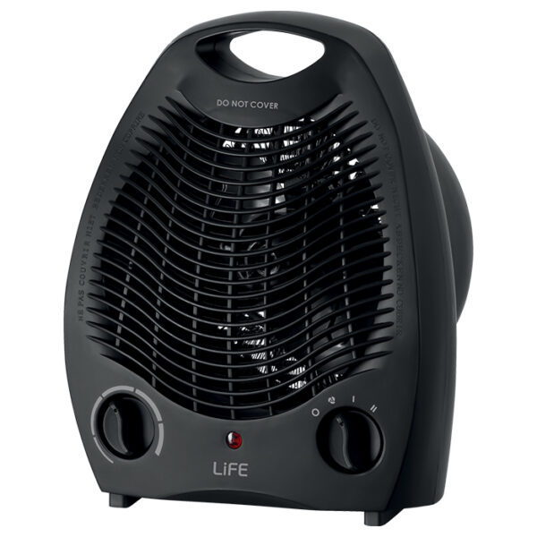 Αεροθερμο Με Θερμοστάτη 2000W LiFE Warmy Black