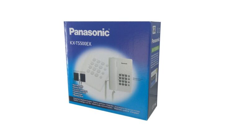 Σταθερό Ψηφιακό Τηλέφωνο Panasonic KX-TS500EXW Λευκό