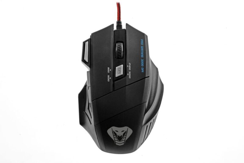 Ενσύρματο Ποντίκι Media-Tech COBRA PRO MT1115 6 Πλήκτρων + Ροδέλα Κύλισης Μαύρο