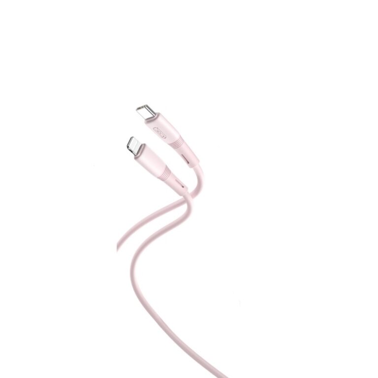 XO NB-Q226A Καλώδιο Φόρτισης - Data 27W Type-C σε Lightning 1m Ροζ